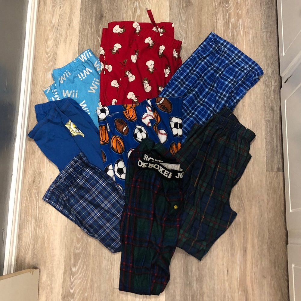 8 boys pajama pants *sold*